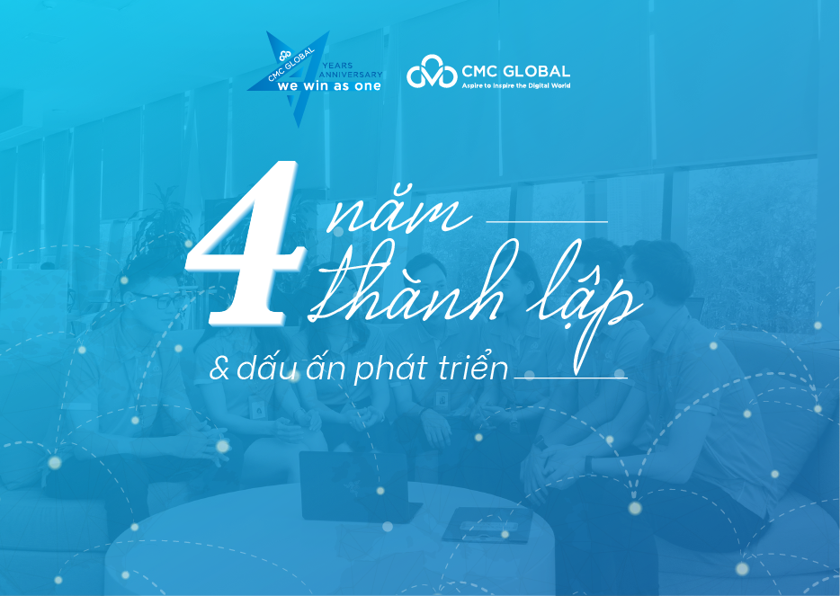 Bốn năm thành lập và những dấu ấn trên chặng đường phát triển của CMC Global